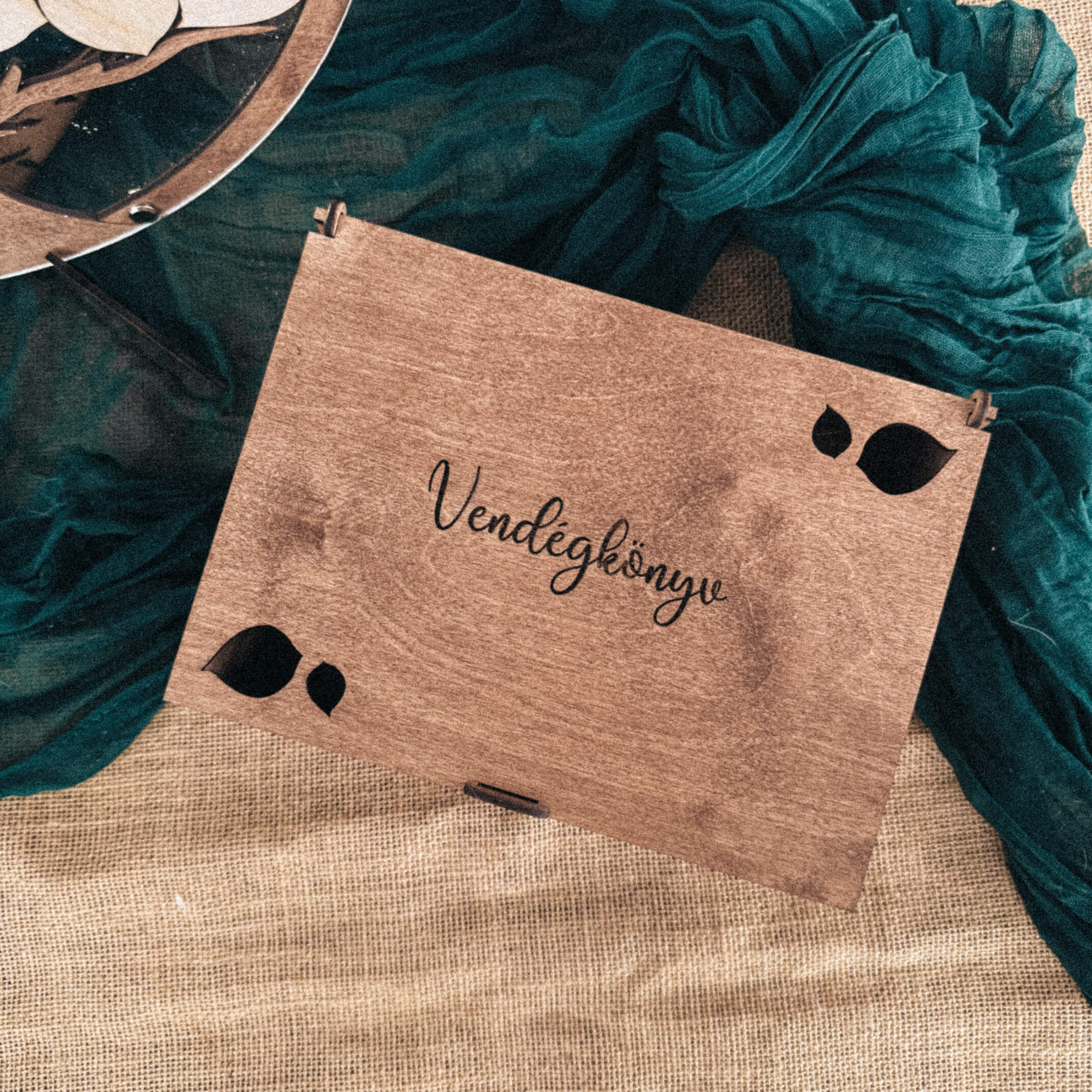 Alternatív vendégkönyv - fa - Image 4
